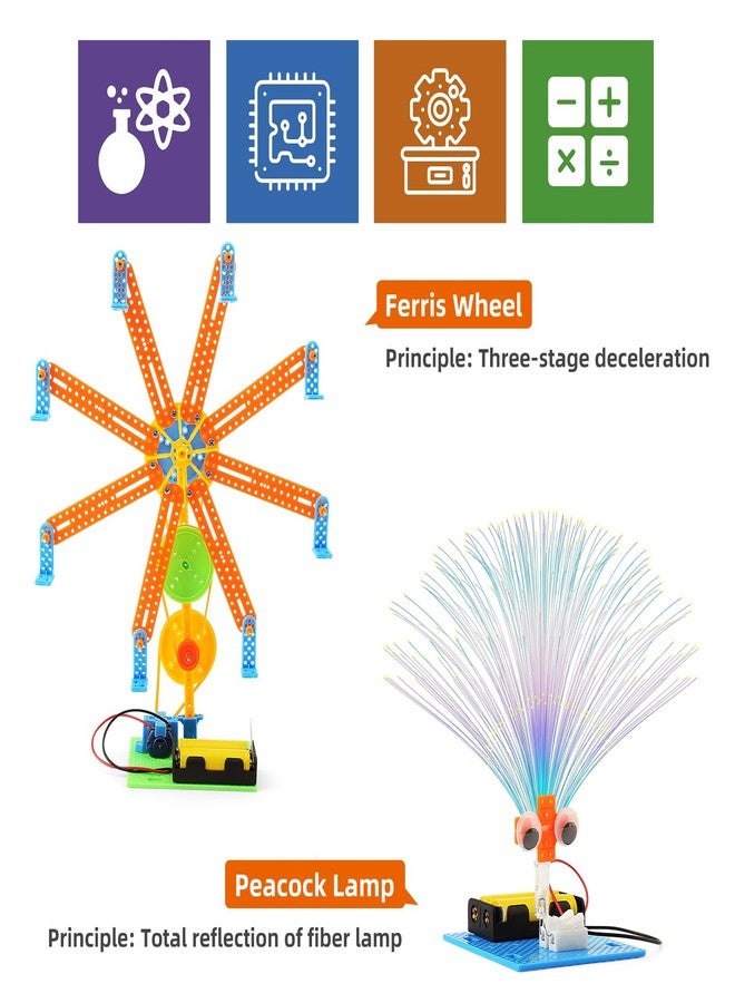 BeAndge STEM Kits, Kids Arts and Crafts for Girls 8-12 8-10, stem Toys for Ages 8-13, Engineering Science Kits for Kids, STEAM Gifts for 6 7 8 9 10 12 Year Old Girls, Electronic Building Boys 6-8 - Image 5